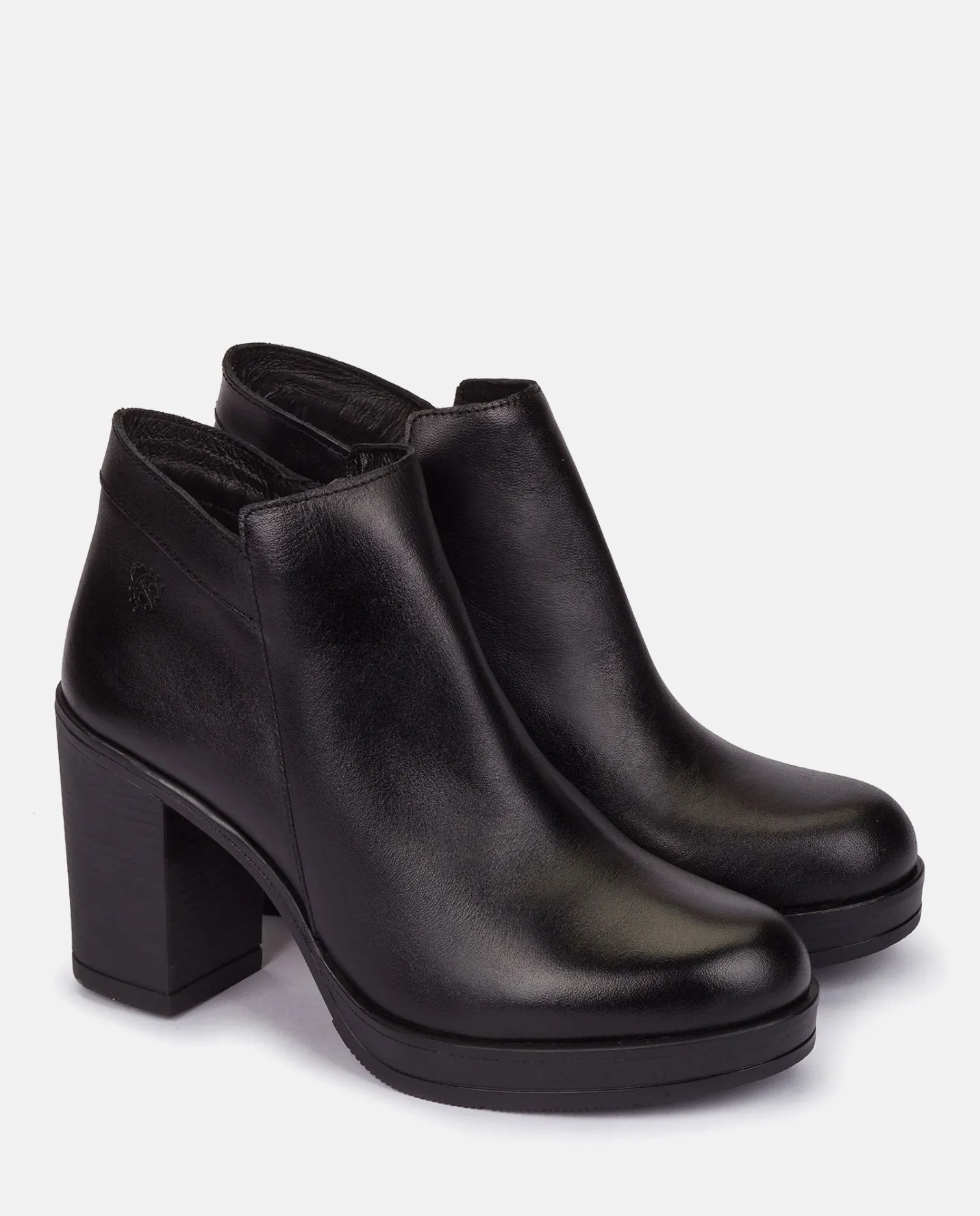 Ankle Boots|Yokono Heeled Ankle Boot PILSEN-004 Black