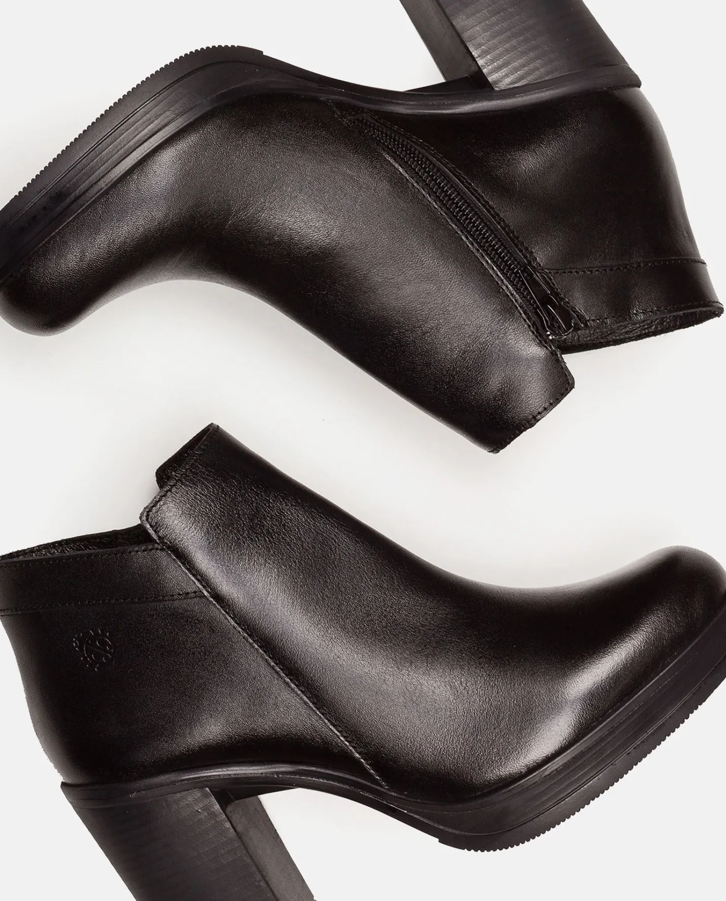 Ankle Boots|Yokono Heeled Ankle Boot PILSEN-004 Black