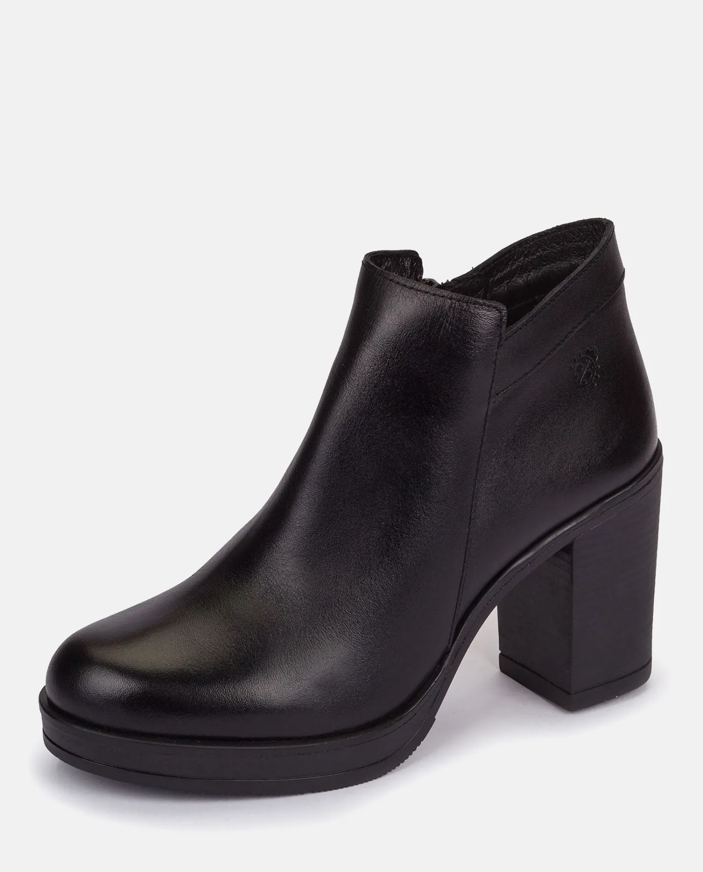 Ankle Boots|Yokono Heeled Ankle Boot PILSEN-004 Black