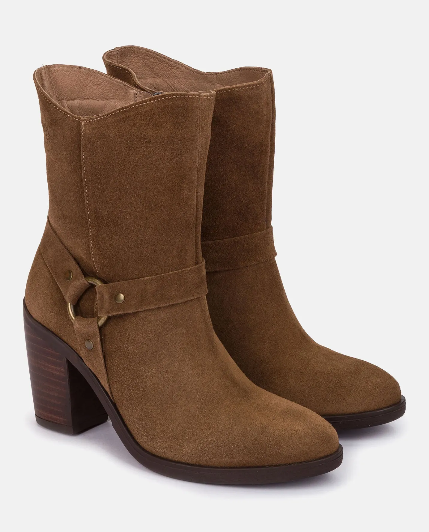 Ankle Boots|Yokono Heeled Ankle Boot TOURS-008 Brown