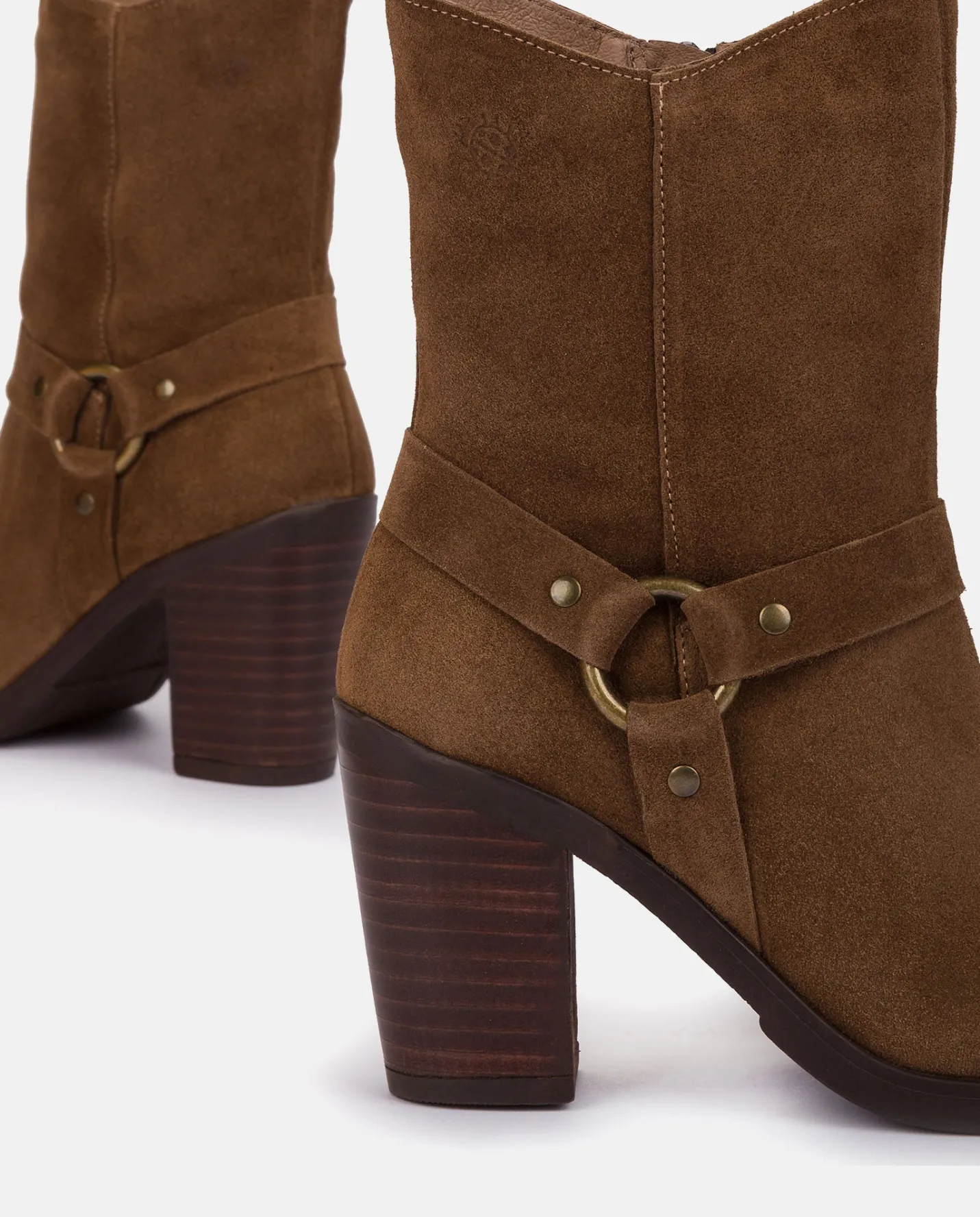 Ankle Boots|Yokono Heeled Ankle Boot TOURS-008 Brown
