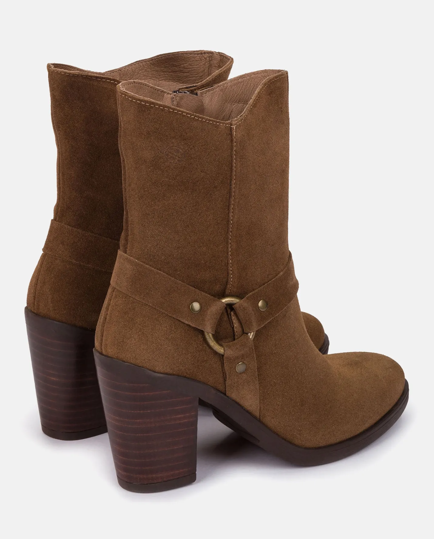 Ankle Boots|Yokono Heeled Ankle Boot TOURS-008 Brown