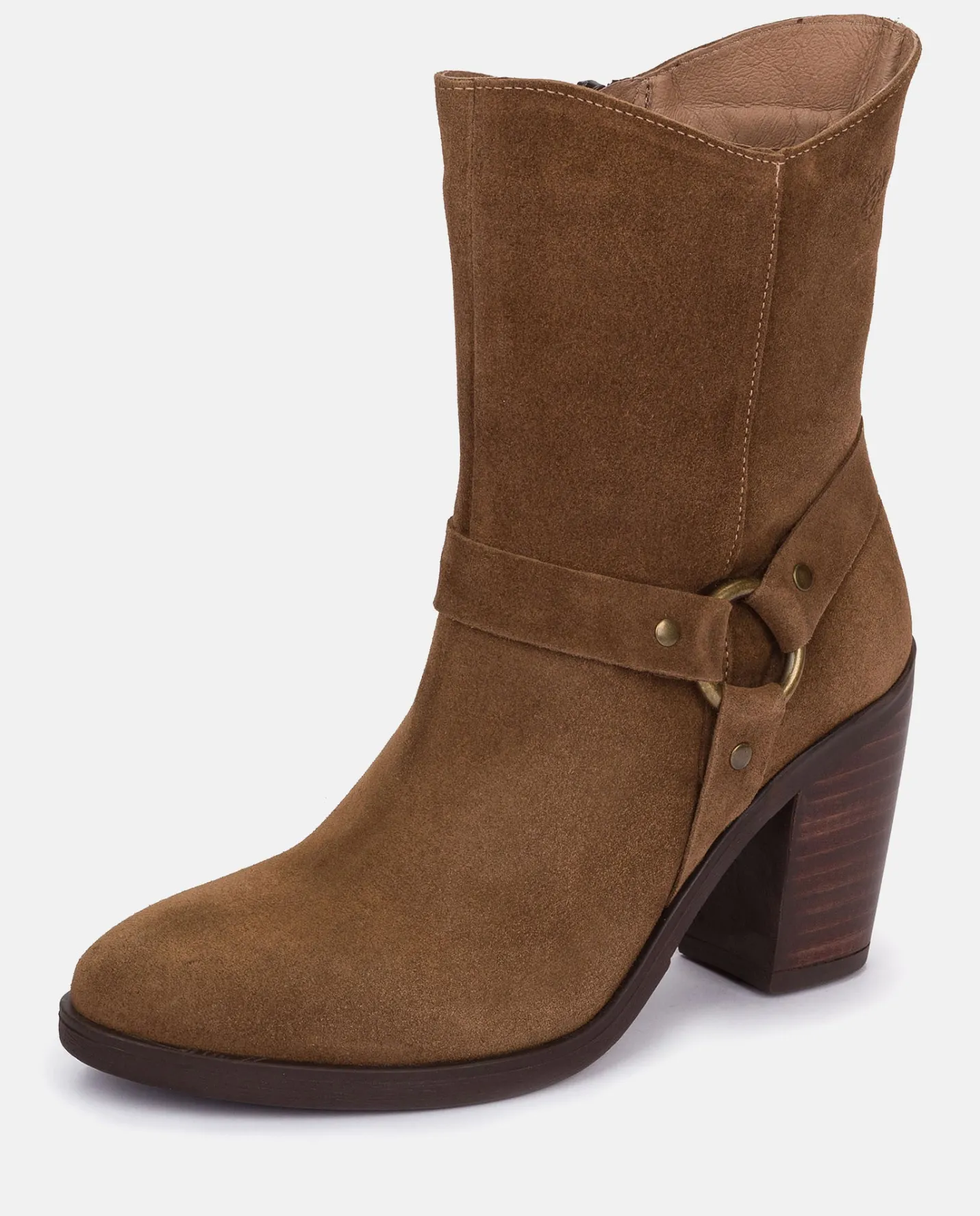 Ankle Boots|Yokono Heeled Ankle Boot TOURS-008 Brown