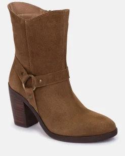 Ankle Boots|Yokono Heeled Ankle Boot TOURS-008 Brown