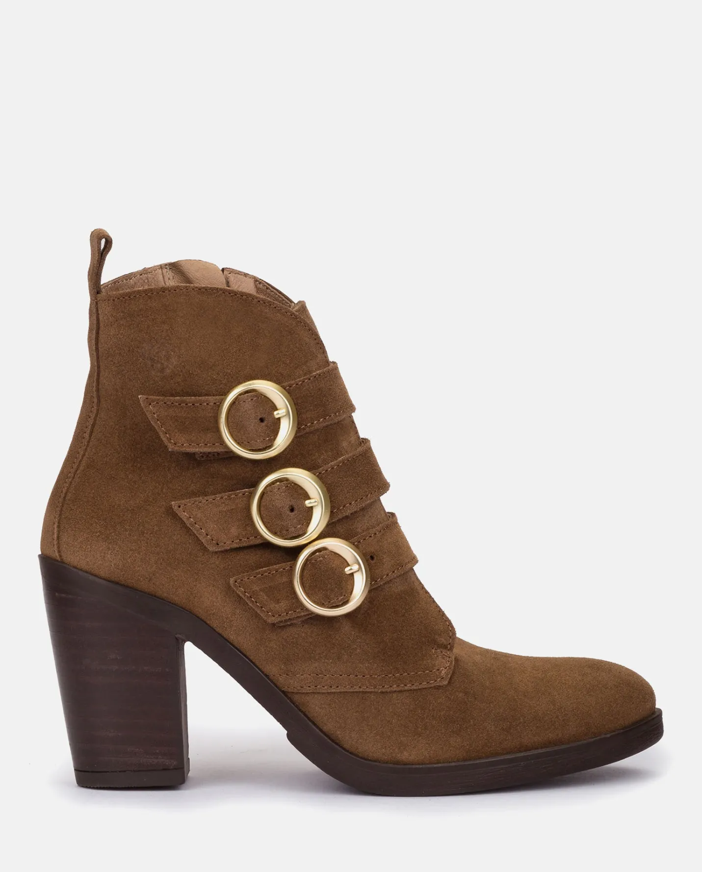Ankle Boots|Yokono Heeled Ankle Boot TOURS-005 Brown