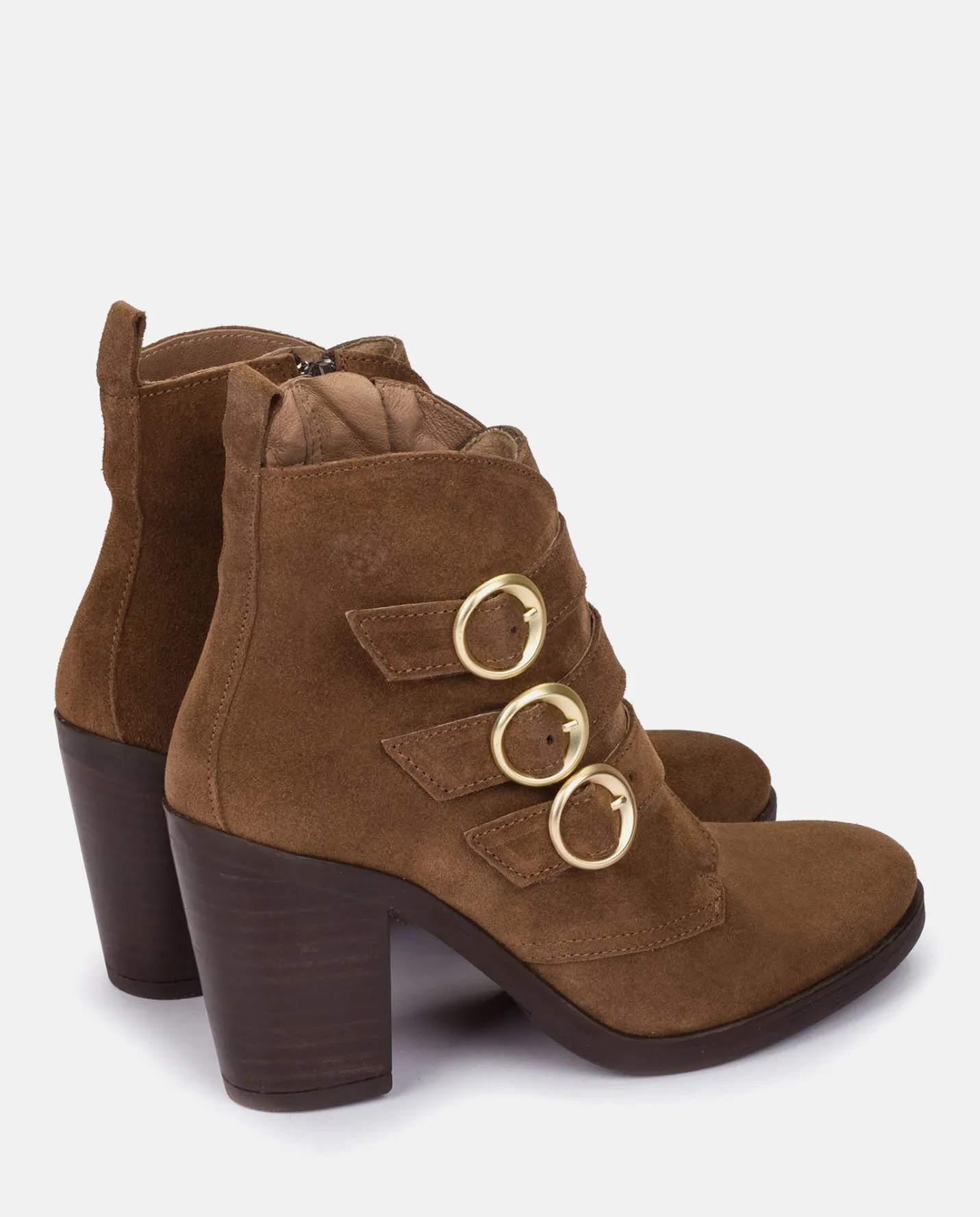 Ankle Boots|Yokono Heeled Ankle Boot TOURS-005 Brown