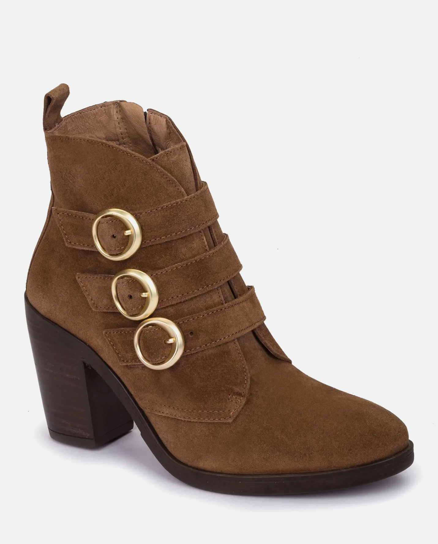 Ankle Boots|Yokono Heeled Ankle Boot TOURS-005 Brown