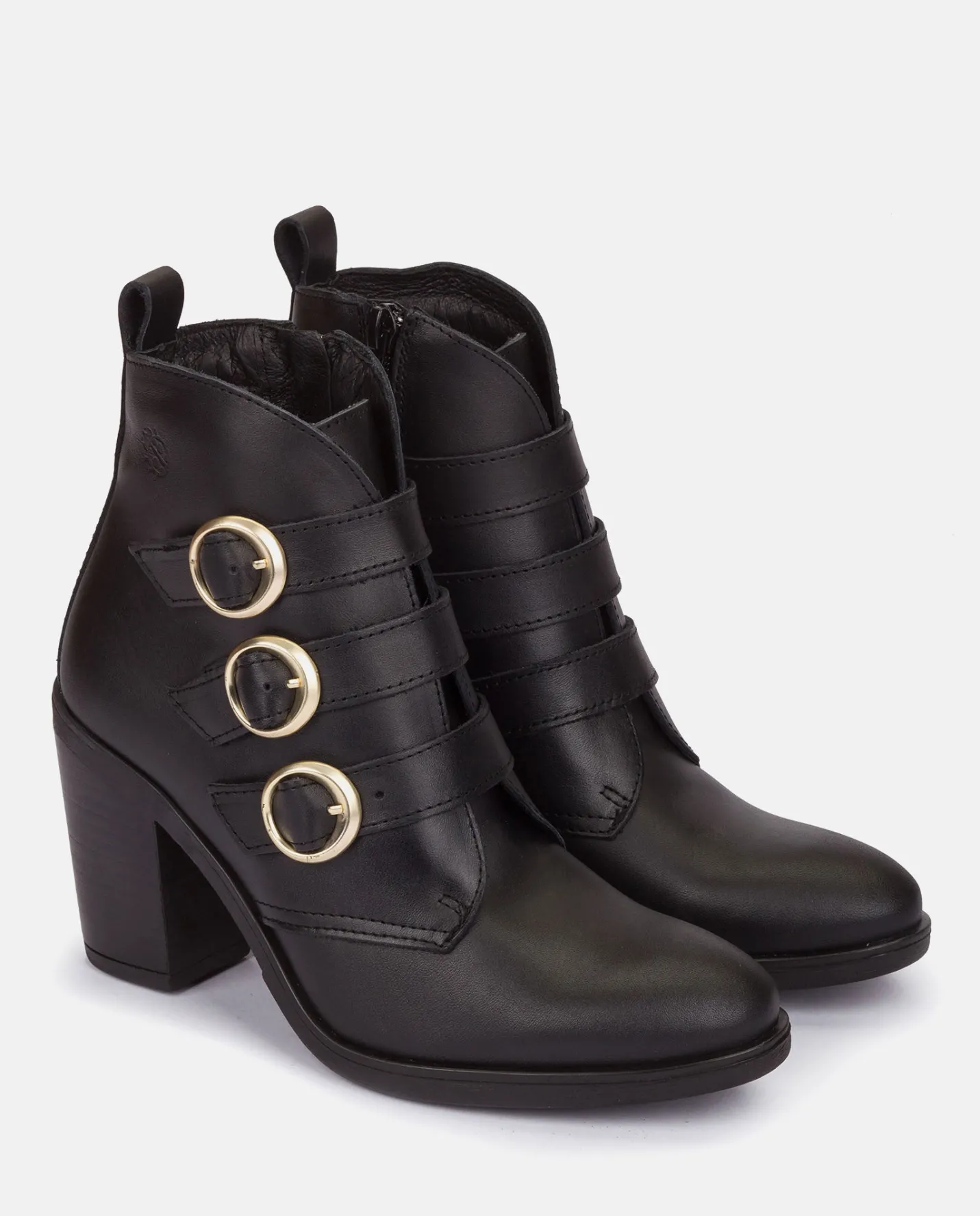 Ankle Boots|Yokono Heeled Ankle Boot TOURS-005 Black