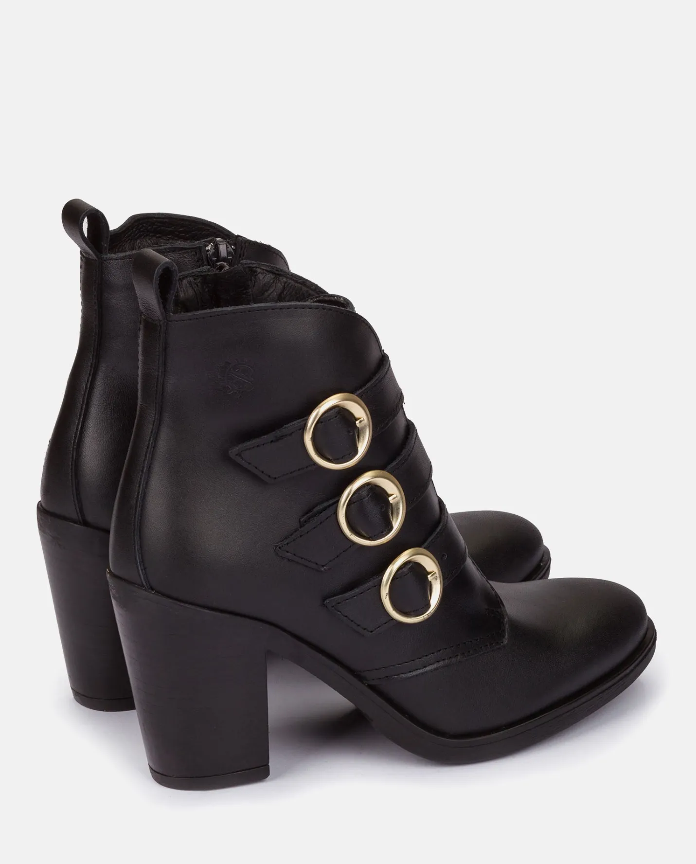 Ankle Boots|Yokono Heeled Ankle Boot TOURS-005 Black