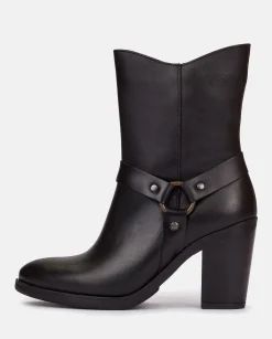 Ankle Boots|Yokono Heeled Ankle Boot TOURS-008 Nero