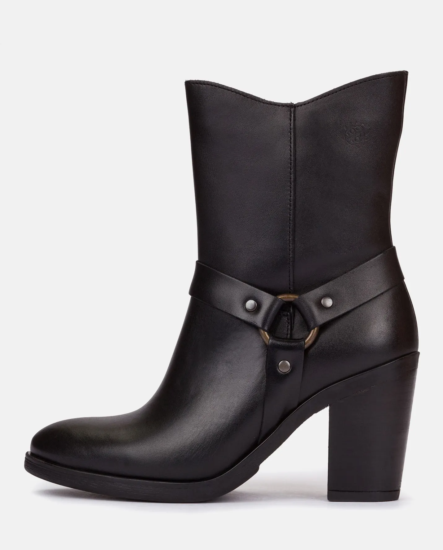 Ankle Boots|Yokono Heeled Ankle Boot TOURS-008 Nero