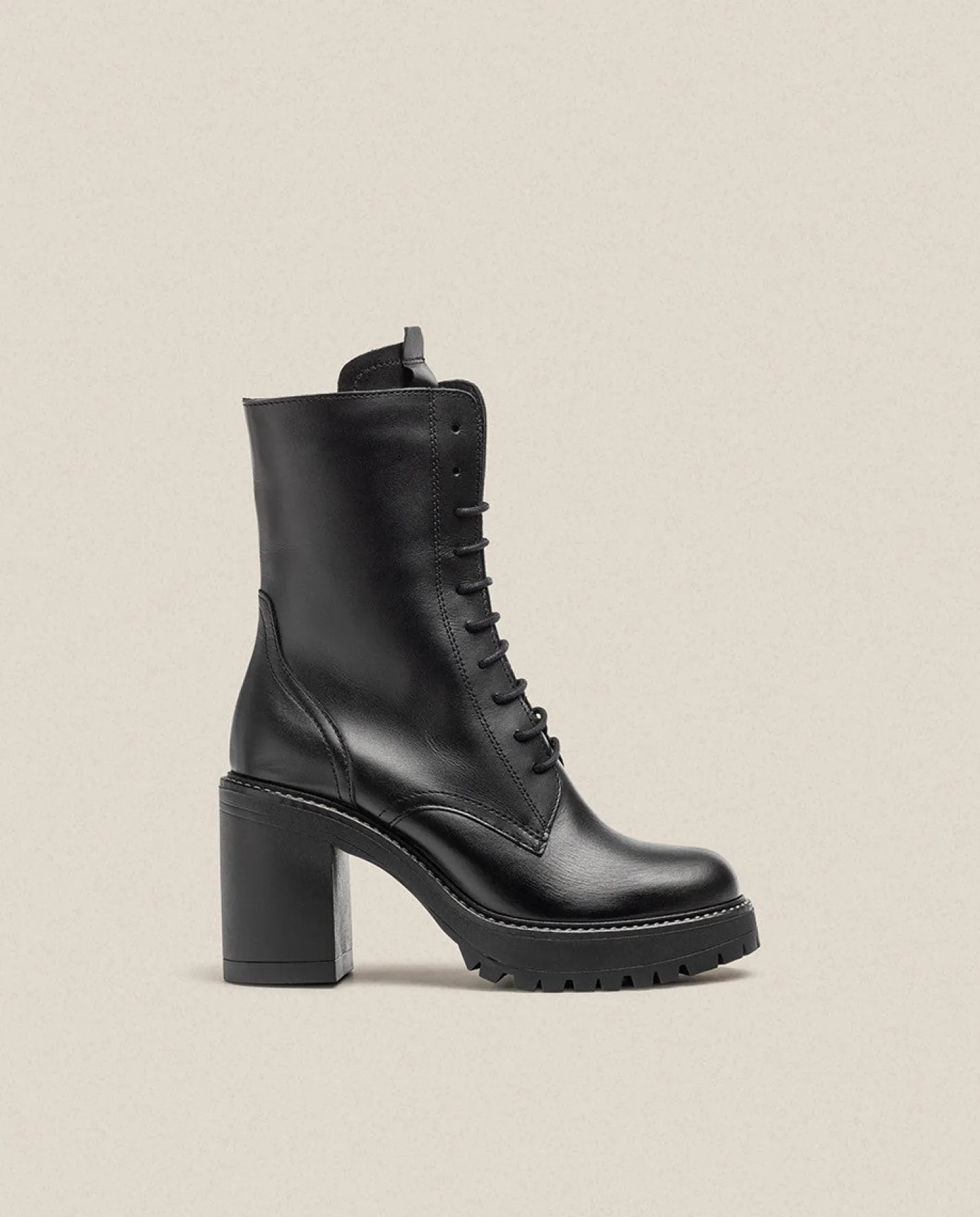 Ankle Boots|Yokono Heeled Ankle Boot TUNA-006 Black