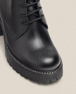 Ankle Boots|Yokono Heeled Ankle Boot TUNA-006 Black