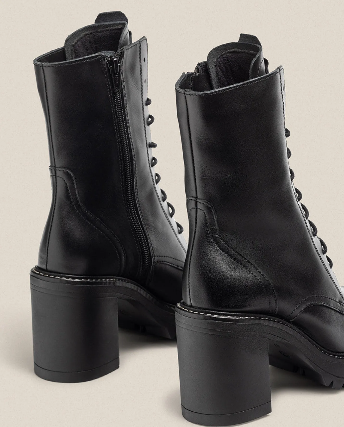 Ankle Boots|Yokono Heeled Ankle Boot TUNA-006 Black
