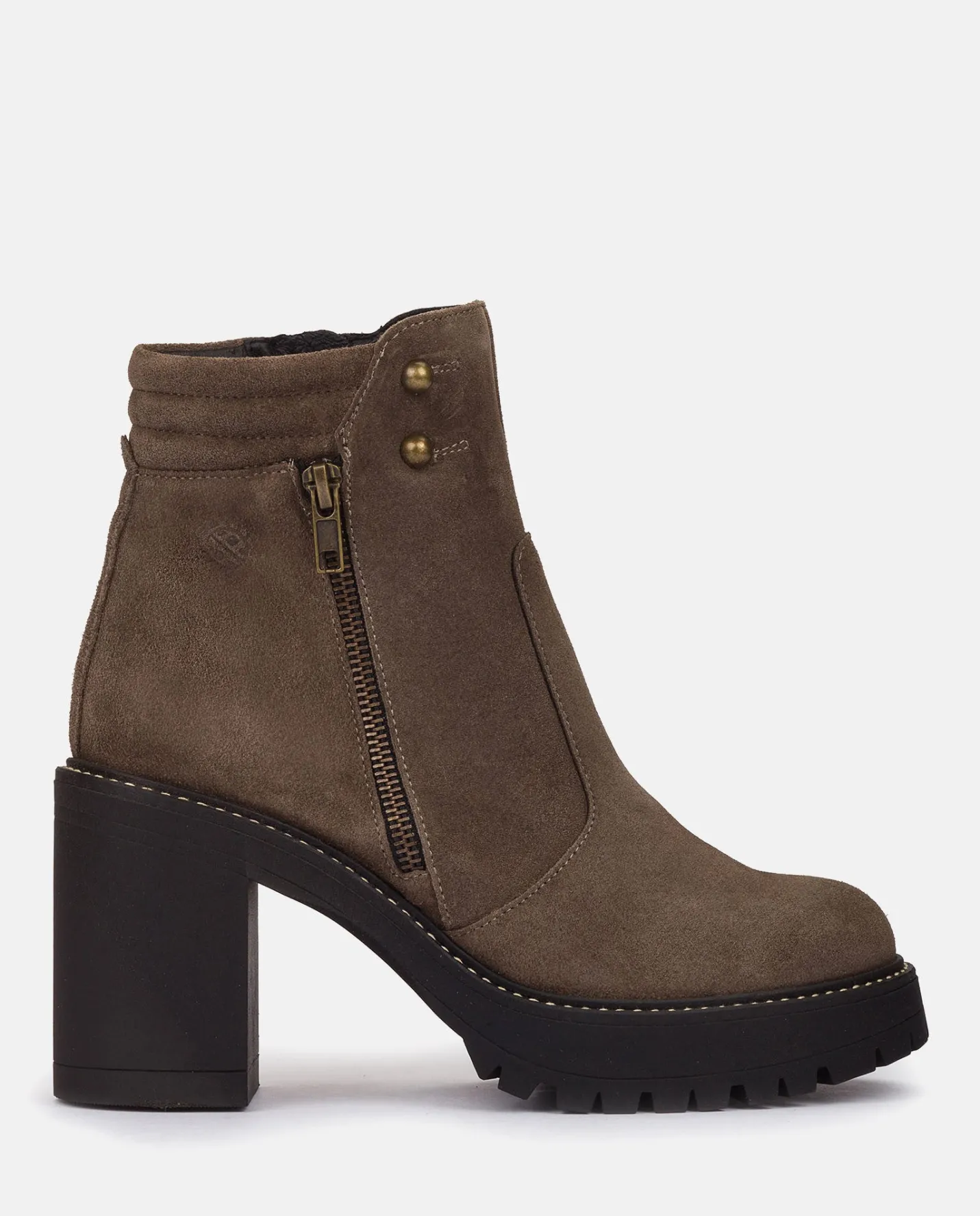Ankle Boots|Yokono Heeled Ankle Boot TUNA-002 Grey