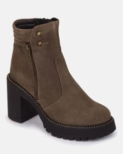 Ankle Boots|Yokono Heeled Ankle Boot TUNA-002 Grey