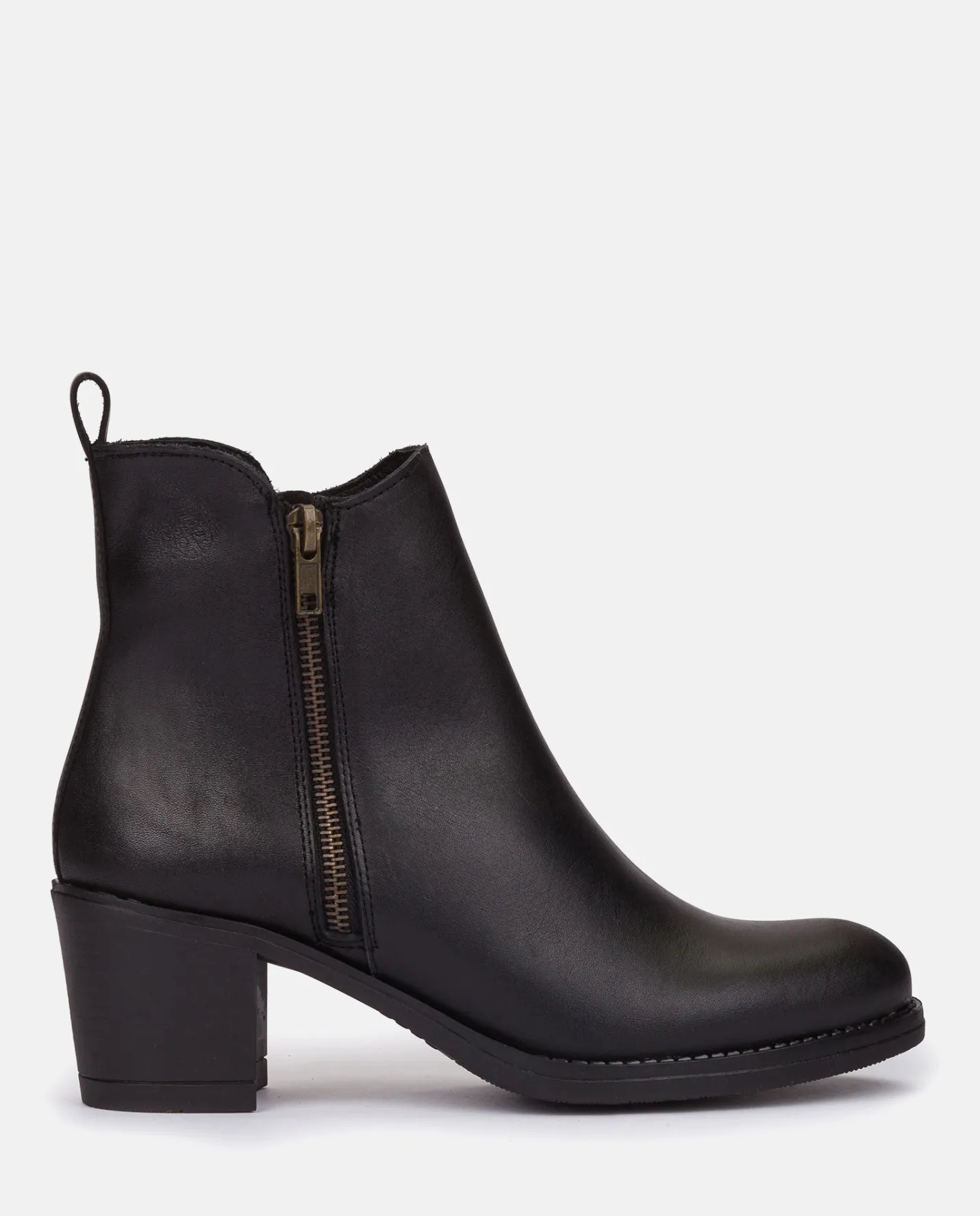 Ankle Boots|Yokono Heeled Ankle Boots LILLE-012 Black
