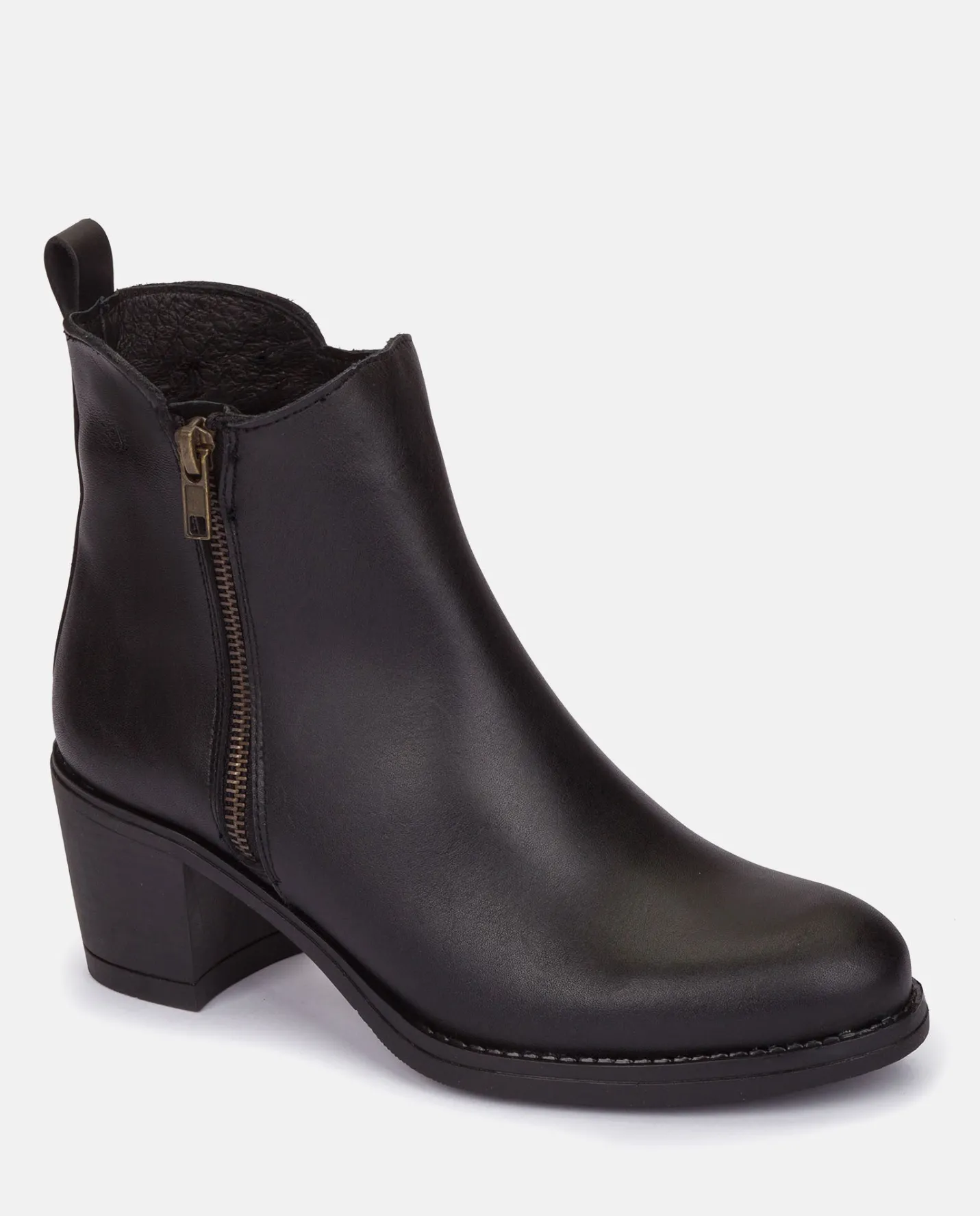 Ankle Boots|Yokono Heeled Ankle Boots LILLE-012 Black