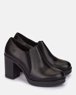 Shoes|Yokono Heeled Ankle Boots PILSEN-005 Black