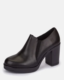 Shoes|Yokono Heeled Ankle Boots PILSEN-005 Black