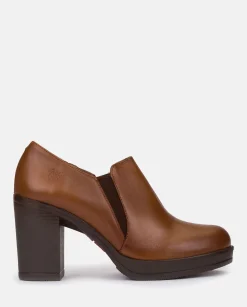 Shoes|Yokono Heeled Ankle Boots PILSEN-005 Brown