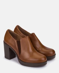 Shoes|Yokono Heeled Ankle Boots PILSEN-005 Brown