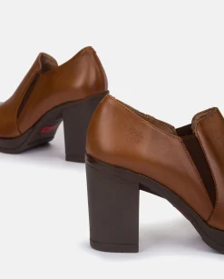 Shoes|Yokono Heeled Ankle Boots PILSEN-005 Brown