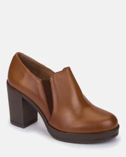 Shoes|Yokono Heeled Ankle Boots PILSEN-005 Brown
