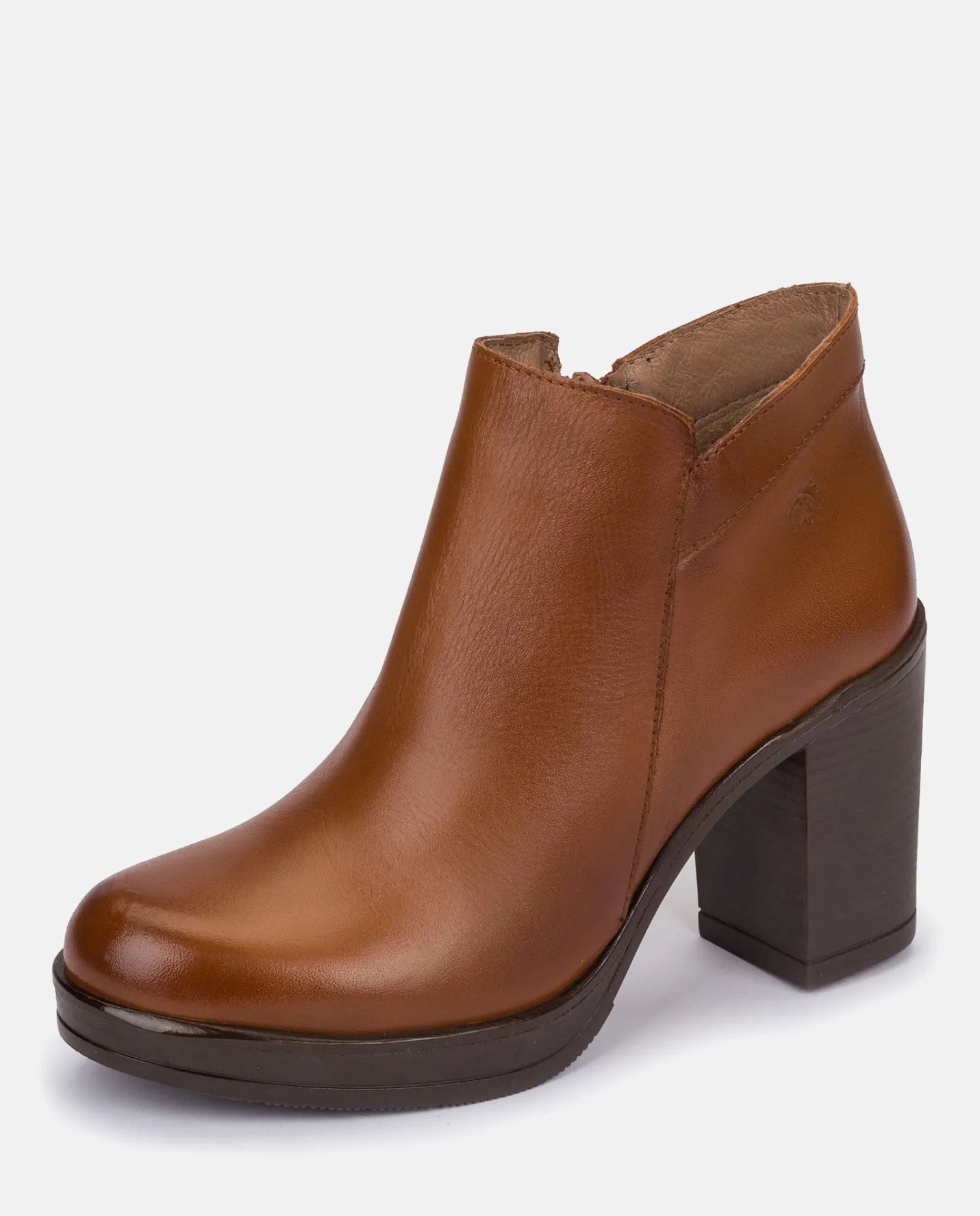 Ankle Boots|Yokono Heeled Ankle Boots PILSEN-004 Brown