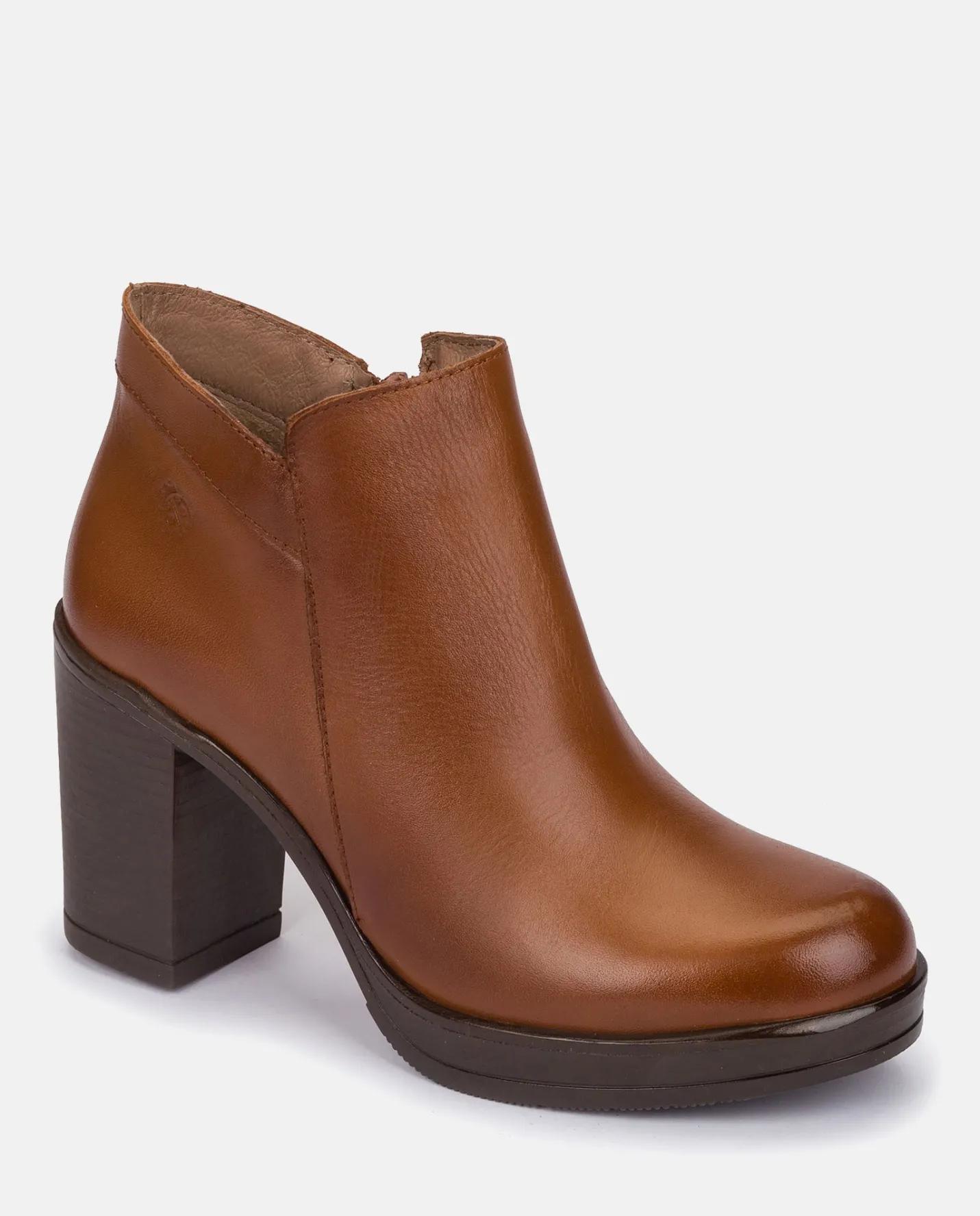 Ankle Boots|Yokono Heeled Ankle Boots PILSEN-004 Brown