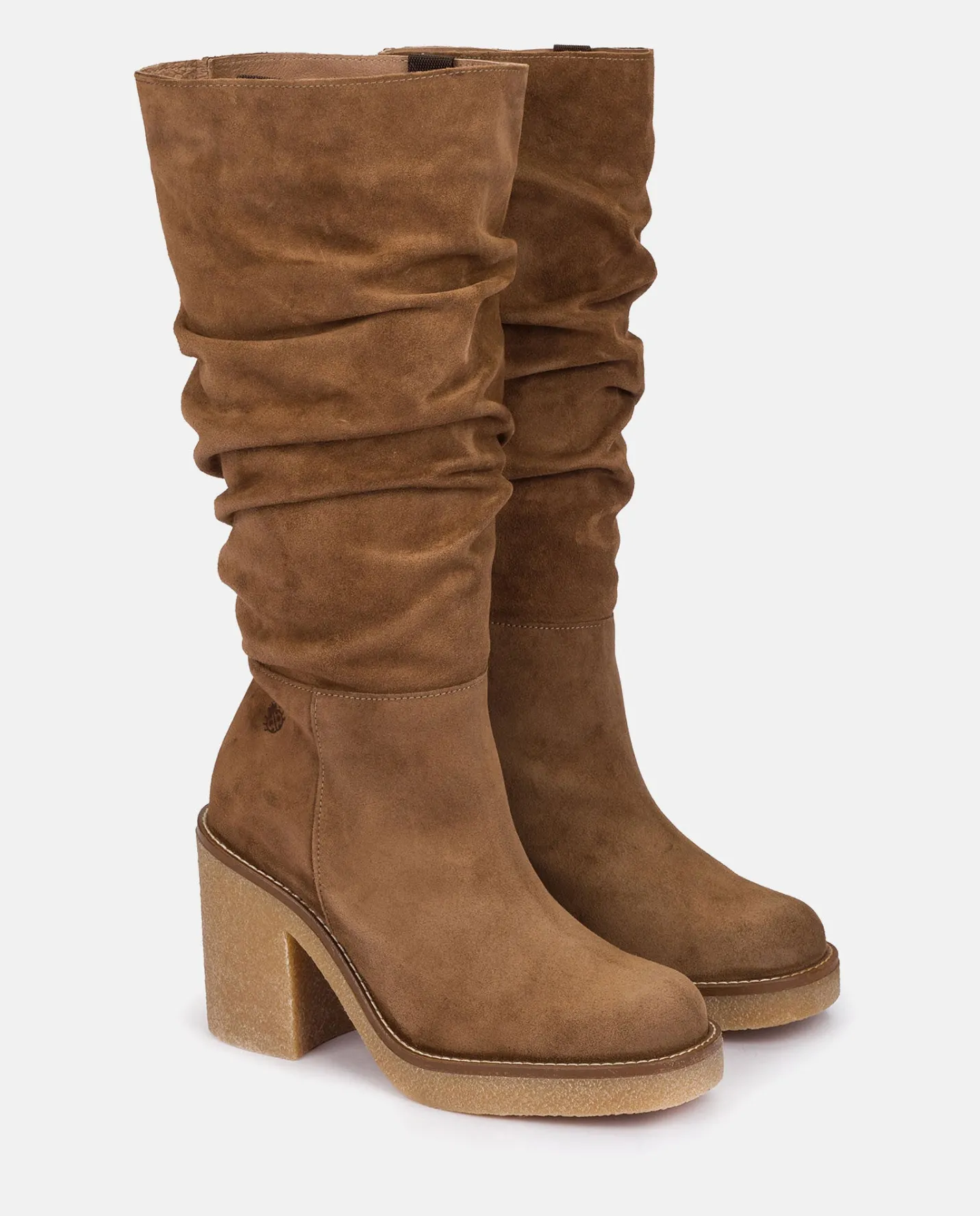 Boots|Yokono Heeled Boot GELA-002 Brown