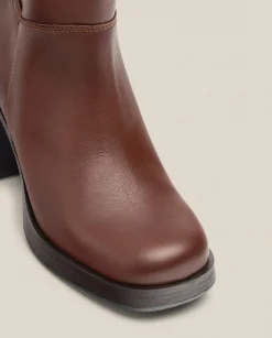 Boots|Yokono Heeled Boot KOLIN-008 Brown