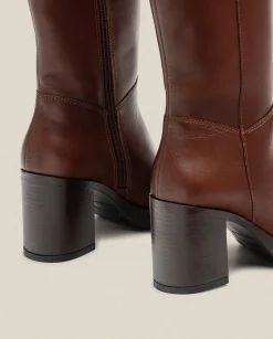 Boots|Yokono Heeled Boot KOLIN-008 Brown