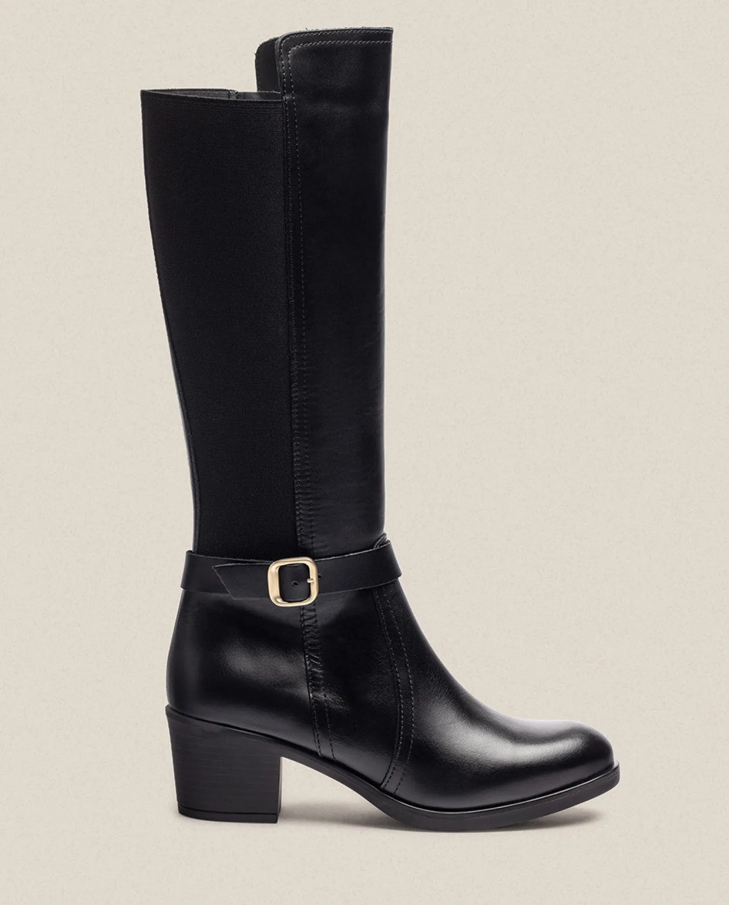 Boots|Yokono Heeled Boot LILLE-015 Black