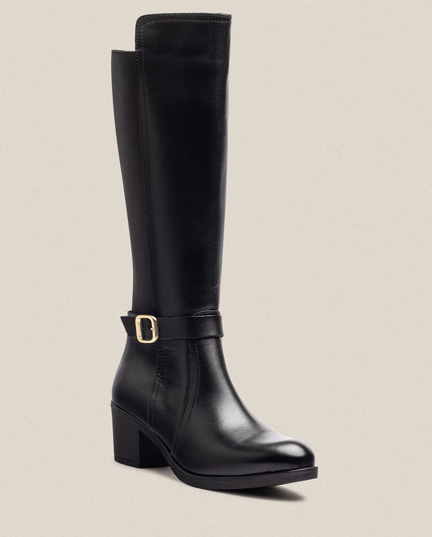 Boots|Yokono Heeled Boot LILLE-015 Black