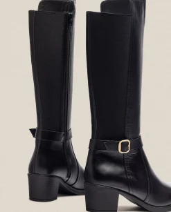Boots|Yokono Heeled Boot LILLE-015 Black
