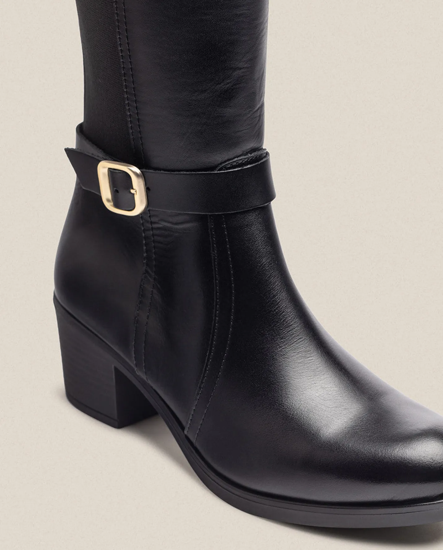 Boots|Yokono Heeled Boot LILLE-015 Black