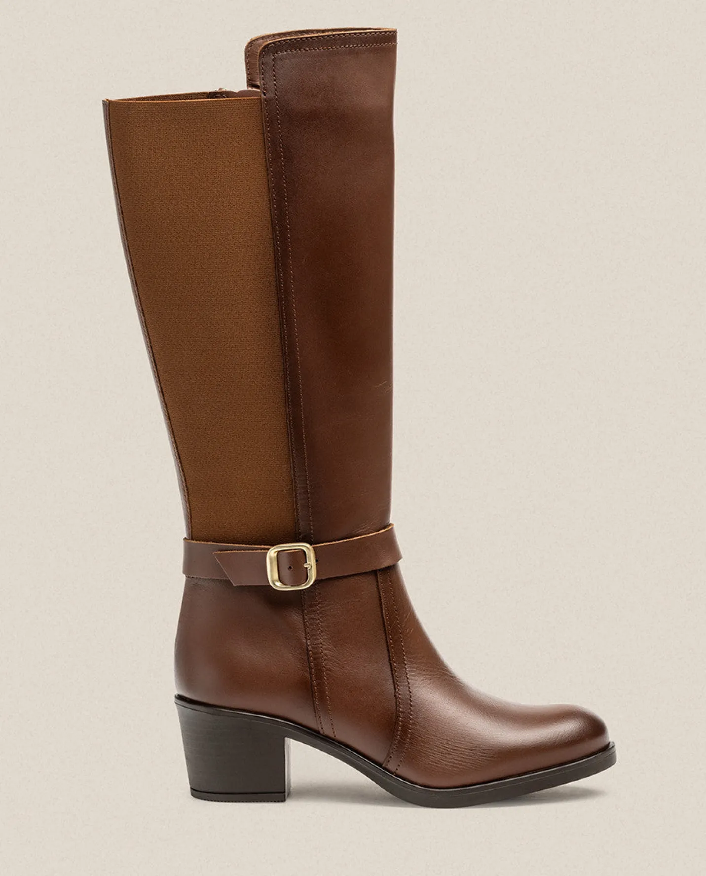 Boots|Yokono Heeled Boot LILLE-015 Brown