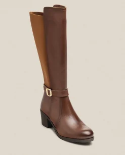 Boots|Yokono Heeled Boot LILLE-015 Brown