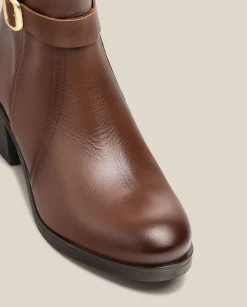 Boots|Yokono Heeled Boot LILLE-015 Brown