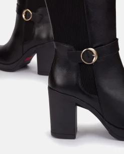 Boots|Yokono Heeled Boot PILSEN-001 Black
