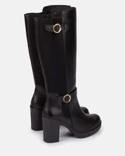 Boots|Yokono Heeled Boot PILSEN-001 Black