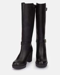 Boots|Yokono Heeled Boot PILSEN-001 Black
