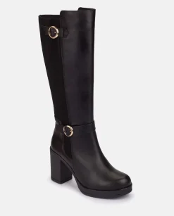 Boots|Yokono Heeled Boot PILSEN-001 Black