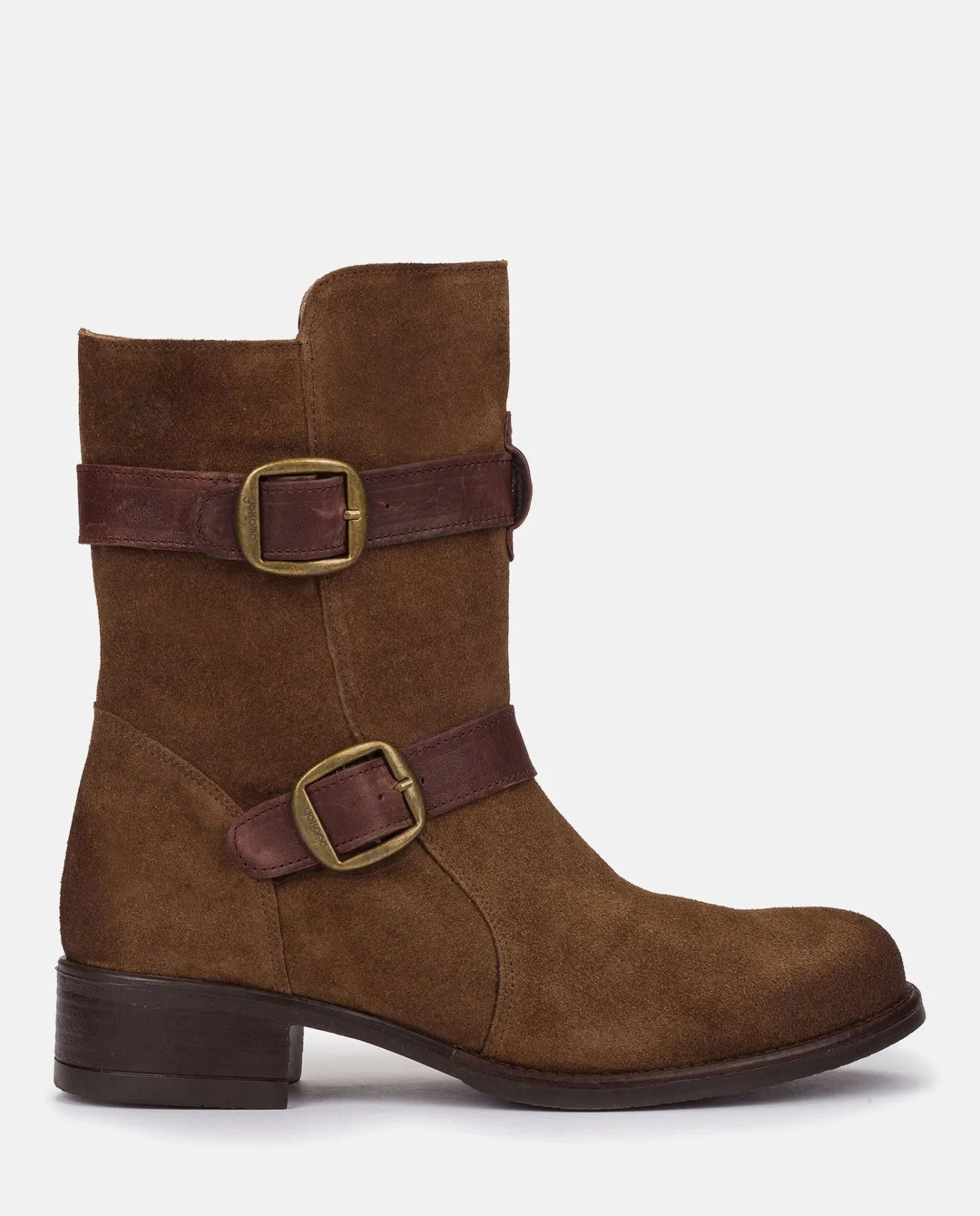 Ankle Boots|Yokono Heeled Booty MONS-003 Brown