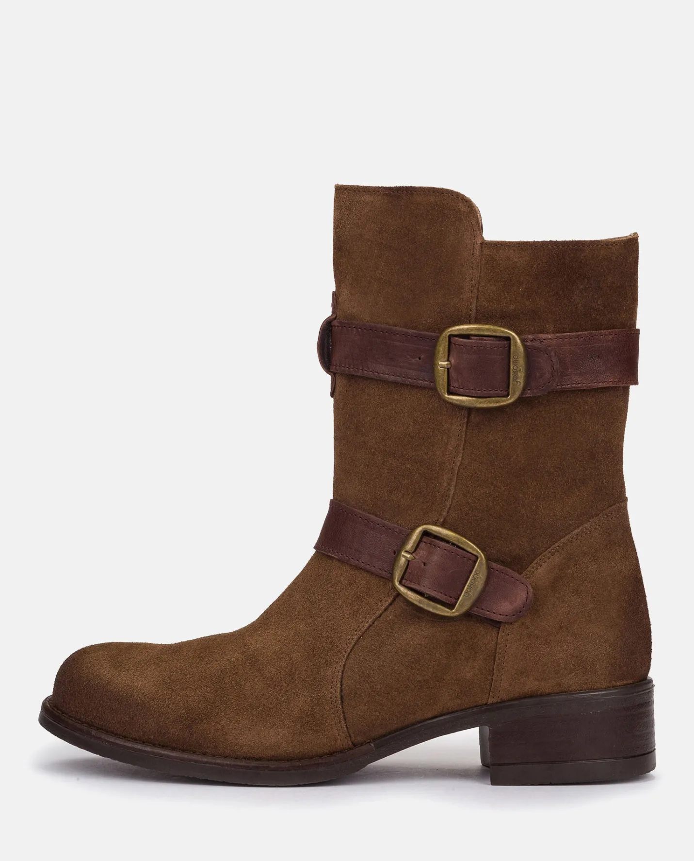 Ankle Boots|Yokono Heeled Booty MONS-003 Brown