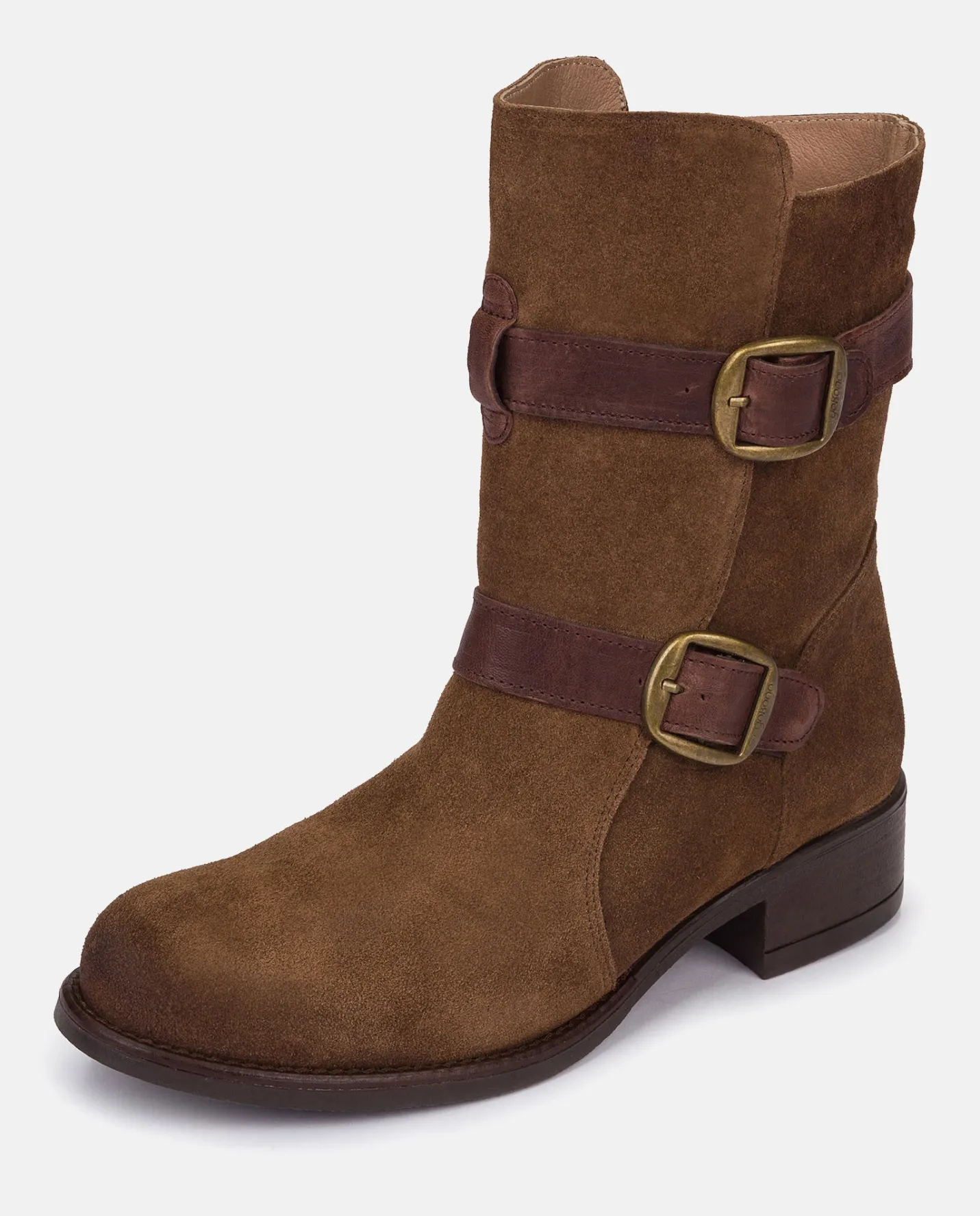 Ankle Boots|Yokono Heeled Booty MONS-003 Brown