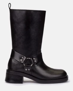 Ankle Boots|Boots|Yokono Heeled Booty SPA-003 Black