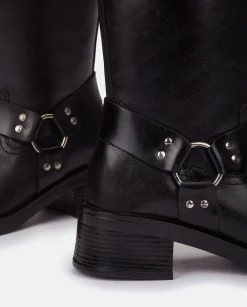 Ankle Boots|Boots|Yokono Heeled Booty SPA-003 Black