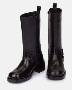 Ankle Boots|Boots|Yokono Heeled Booty SPA-003 Black